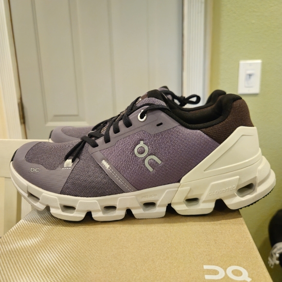 On Running Cloudflyer 4 Shark/Pearl Sneakers 71-98092 Women's Sneakers - Picture 1 of 8